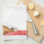 アリと鶏肉 – キッチンタオル (四つ折り)