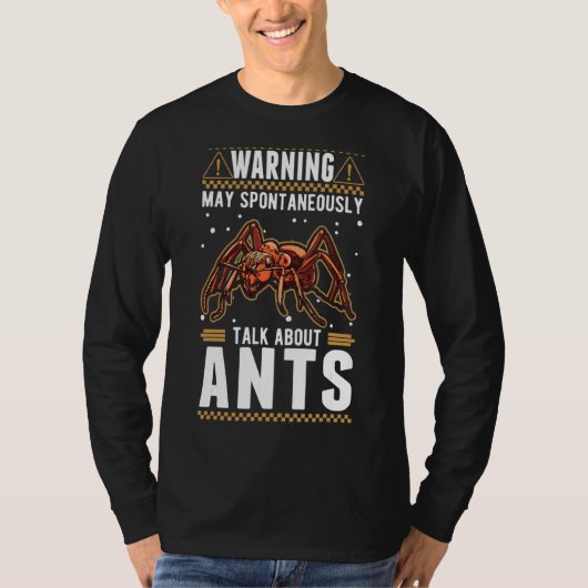 アリについて自発的に話す可能性2 Tシャツ (正面)