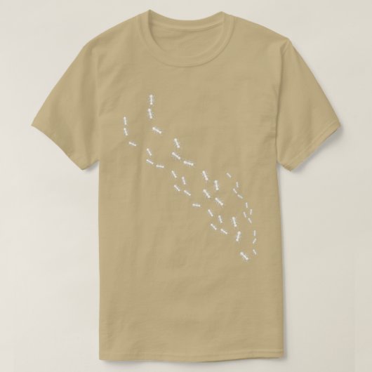 アリのアリ飼育員ライン Tシャツ (デザイン正面)