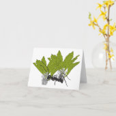 アリのアンドリュー カード (黄色い花)