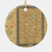 アリのイランのマスターのAlMashhadiによる書道 セラミックオーナメント (裏面)