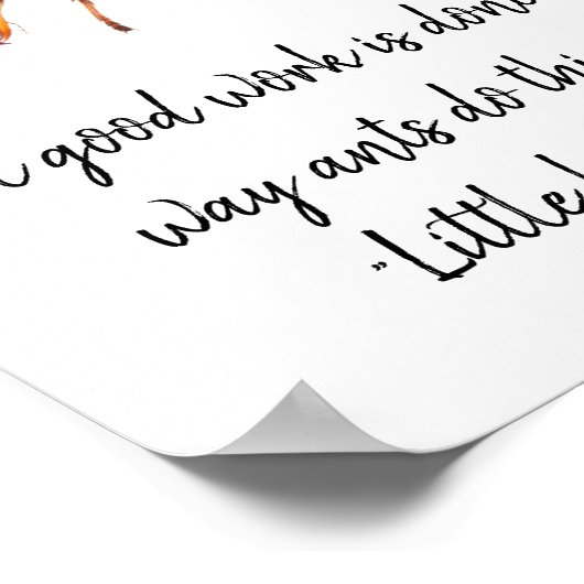 アリの働き方 ポスター (角)