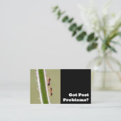 アリの害虫駆除剤による害虫駆除 名刺 (スタンド正面)