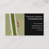 アリの害虫駆除剤による害虫駆除 名刺 (裏面)