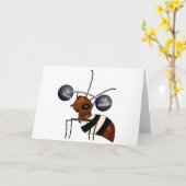 アリの持ち上げ カード (黄色い花)