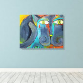 アリの猫 キャンバスプリント (インサイチュ (ウッドフロア))