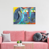 アリの猫 キャンバスプリント (インサイチュ (リビング))