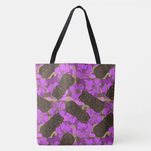 アリアイレッジハワイアンハイビスカスティキビーチバッグ トートバッグ (正面)