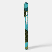 アリアイレフュージュージビスカスティキハワイアンティール(緑がかった色) Case-Mate iPhoneケース (裏面 / 左)