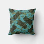 アリアイレフュージュージビスカスティキハワイアン クッション (裏面)