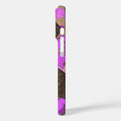 アリアイレフュージュージビスカスティキバイオレットハワイアン Case-Mate iPhoneケース (裏面 / 左)