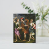 アリアダンとパエドラを持つセウス ポストカード (スタンド正面)