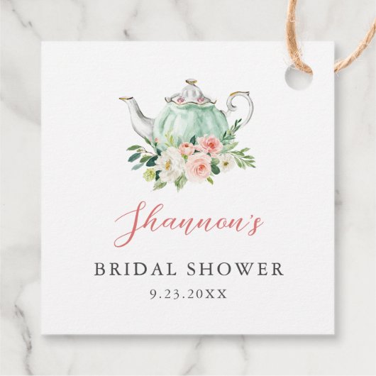 アリアティーパーティーブライダルシャワー フェイバータグ (裏面)