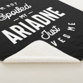 アリアドネパーソナライズされた名誕生日ギフト シェルパブランケット (3/4)