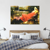 アリアドネ～ジョン・ウィリアム・ウォーターハウス キャンバスプリント (インサイチュ (寝室))