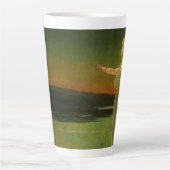 アリアドンアットナクソスジョンアトキンソングリムショー カフェラテマグ (正面)