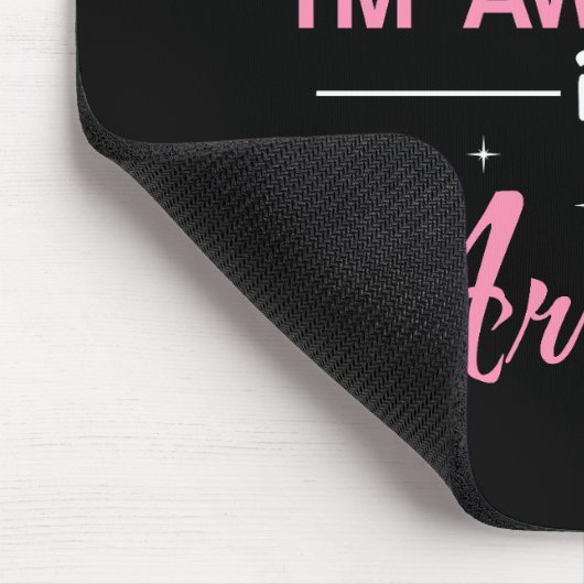 アリアナもちろん私の名素晴らし前だ マウスパッド (コーナー)