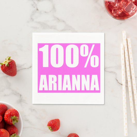 アリアナ名100% スタンダードカクテルナプキン (インサイチュ)