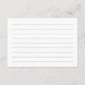 アリア ティーパーティー 結婚アドバイスカード エンクロージャーカード (裏面)