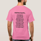 アリアTシャツ用エンジェルス Tシャツ (裏面)