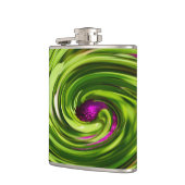 アリウム抽象芸術 フラスク (左)