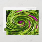 アリウム抽象芸術 ポストカード (正面/裏面)