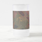 アリウム・アフラトゥンセンスの花序 フロストグラスビールジョッキ (中央)