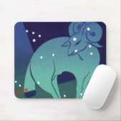 アリエスのラム星座、ヴィンテージ占星術 マウスパッド (マウス)