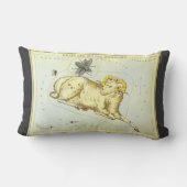 アリエスのラム、ヴィンテージ星座、ウラニアの鏡 ランバークッション (裏面)