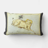 アリエスのラム、ヴィンテージ星座、ウラニアの鏡 ランバークッション (正面)