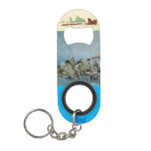 「アリエスカ」 キーホルダー栓抜き (正面)