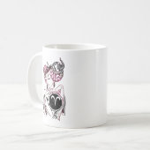 アリエス アールデコ レディ コーヒーマグカップ (正面左)