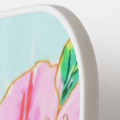 アリエラ&リリーデザインによるピックボール。 ピックルボールラケット (左詳細)