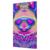 アリエラ～奇妙な3D!～ピンクブルーグリーンオリジナル クリップボード (左)