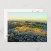 アリエルビューの山オリーブJersalem Israel ポストカード (正面/裏面)