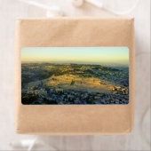 アリエルビューの山オリーブJersalem Israel ラベル (インサイチュ)