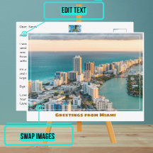 アリエルビューオブサウスビーチマイアミフロリダ