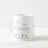 アリエルペプチド名mug コーヒーマグカップ (正面左)