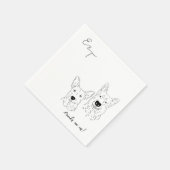 アリエル結婚のカクテルナプキンス スタンダードカクテルナプキン (角)