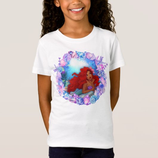 アリエル・ブラック・マーメイド Tシャツ (正面)