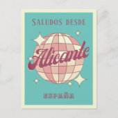 アリカンテスペインエスパーニャレトロヴィンテージポストカード ポストカード (正面)