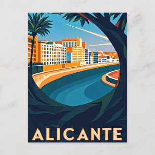 アリカンテスペイン ポストカード