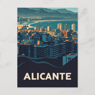 アリカンテスペイン ポストカード