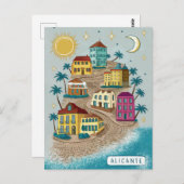 アリカンテスペイン ポストカード (正面/裏面)