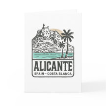 アリカンテ スケッチ サンタバルバラ城 コスタブランカ