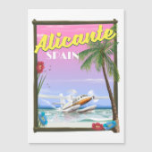 アリカンテ スペイン ヴィンテージスタイル 旅行ポスター (正面)