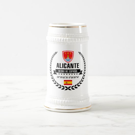アリカンテ ビールジョッキ (中央)