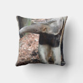 アリクイの鼻によって上げられる野生動物のイメージの写真 クッション (裏面)