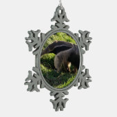 アリクイ スノーフレークピューターオーナメント (左)