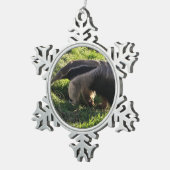 アリクイ スノーフレークピューターオーナメント (右)